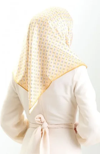 Digitaler Rayon Schal 70307-09 Gelb 70307-09