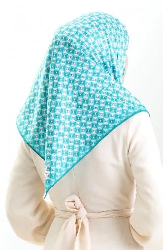 Dijital Rayon Eşarp 70307-10 Çağla Yeşili