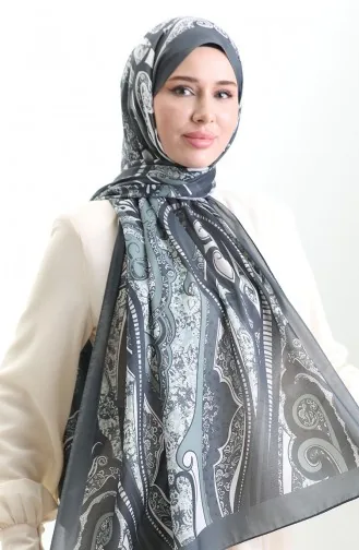 Patterned Soft Shawl 70313-01 Almond Green 70313-01