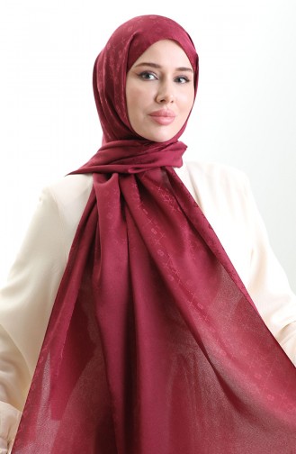 Karaca Jakarlı Şal 81097-11 Mürdüm