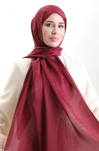 Karaca Jakarlı Şal 81097-11 Mürdüm