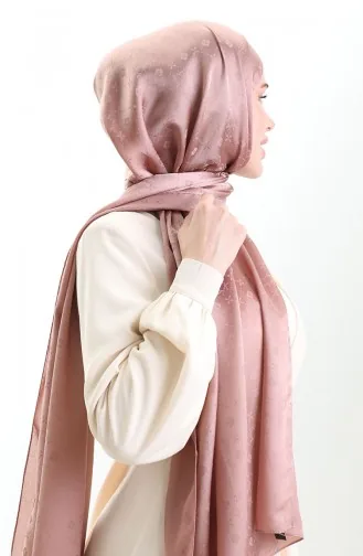 Karaca Jakarlı Şal 81097-12 Vizon