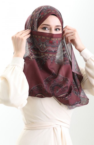 Claret red Sjaal 82002-10