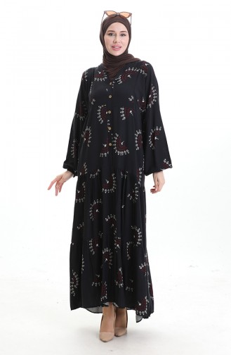 Robe Hijab Noir 0088-05