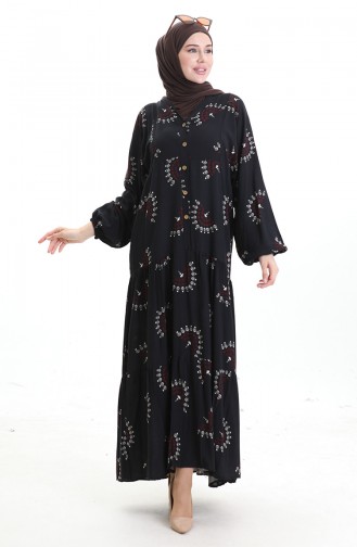 Robe Hijab Noir 0088-05