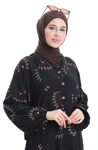 Robe Hijab Noir 0088-05