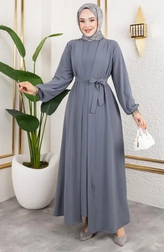 Asil Abaya Anzug 0336-05 Silbergrau 0336-05