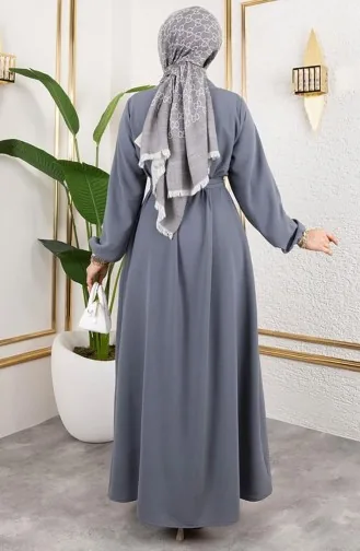 Asil Abaya Anzug 0336-05 Silbergrau 0336-05