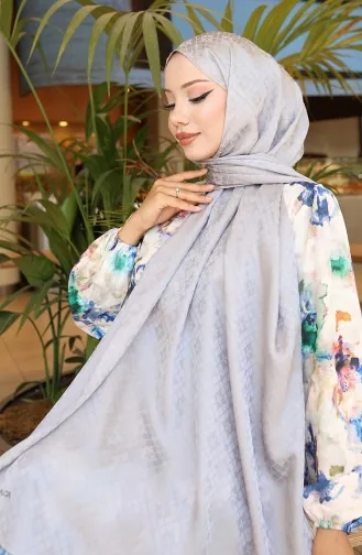 Châle Jacquard Karaca 81096-04 Gris 81096-04