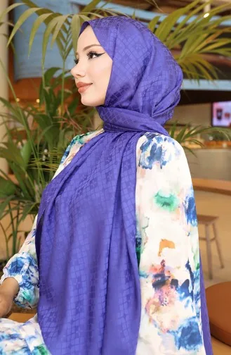 Karaca Jacquard Sjaal 81096-06 Lila 81096-06