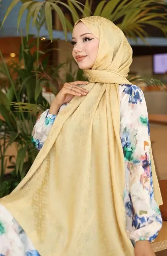 Châle Jacquard Karaca 81096-07 Jaune 81096-07