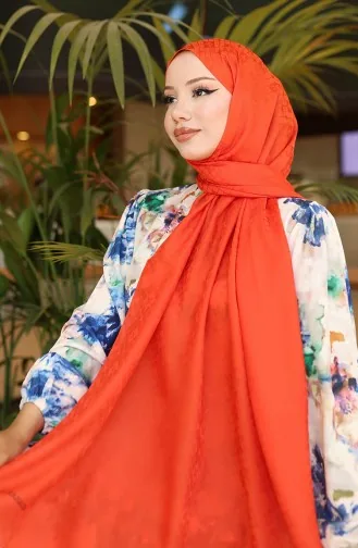 شال كاراكا جاكار 81096-08 برتقالي 81096-08