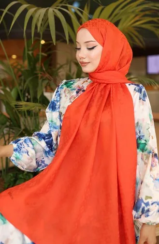 شال كاراكا جاكار 81096-08 برتقالي 81096-08