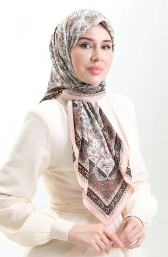 Écharpe à Motifs Karaca Cupra 81088-03 Noir Rosé 81088-03