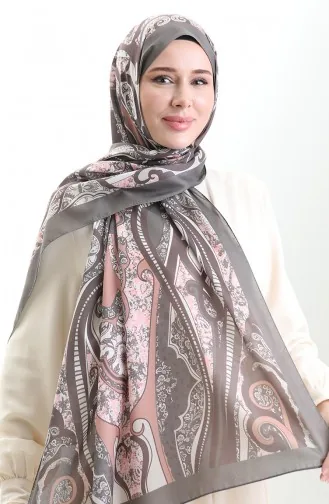 Desenli Soft Şal 70313-04 Haki Soğan Kabuğu