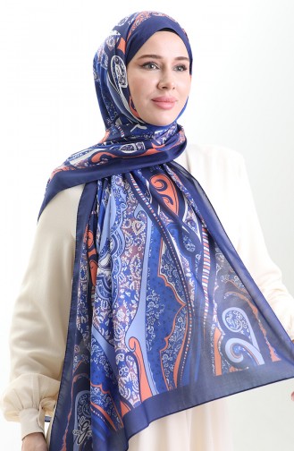 Saxon blue Sjaal 70313-05