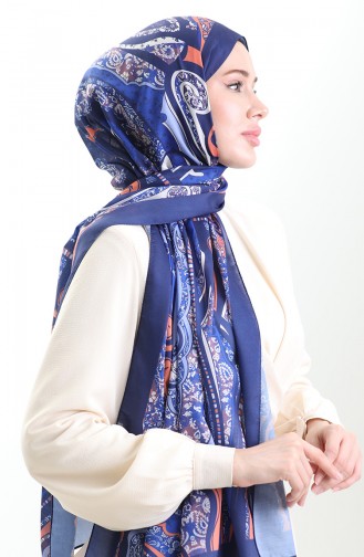 Saxon blue Sjaal 70313-05