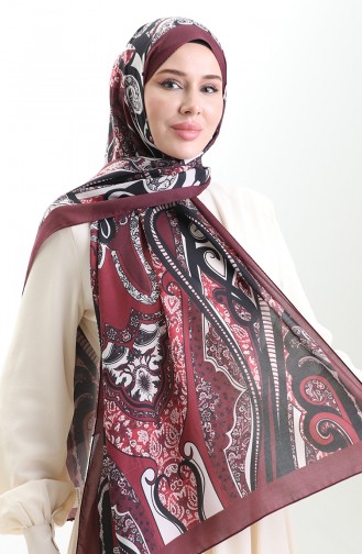 Dark Claret Red Shawl 70313-09