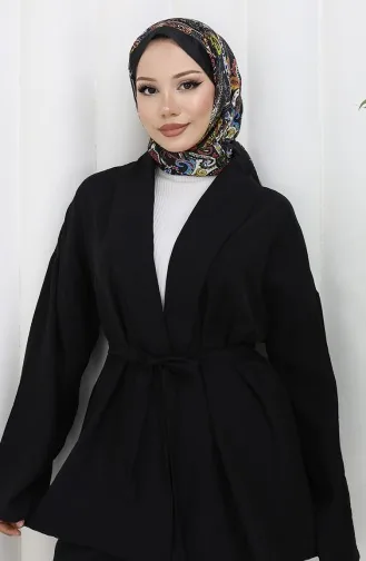 Kimonobroek Tweedelig Set 11322-01 Zwart 11322-01