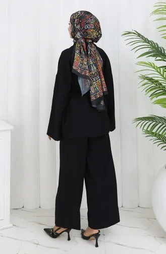 Kimonobroek Tweedelig Set 11322-01 Zwart 11322-01