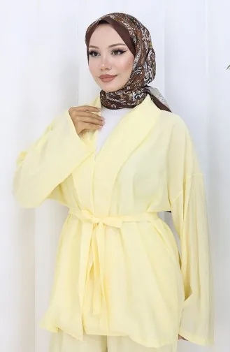 Kimonobroek Tweedelig Set 11322-02 Geel 11322-02