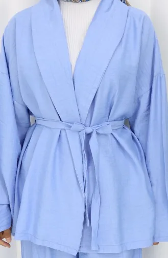 Kimono Trousers Two Piece Set 11322-04 Blue 11322-04