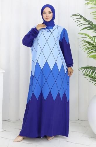 Indigo Hijab Kleider 984585E-03