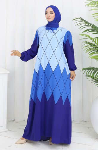 Indigo Hijab Kleider 984585E-03