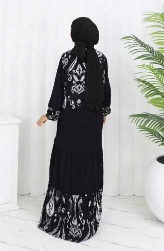 Grau Hijab Kleider 994587A-01