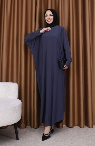 Hell-Senf Hijab Kleider 2000-27