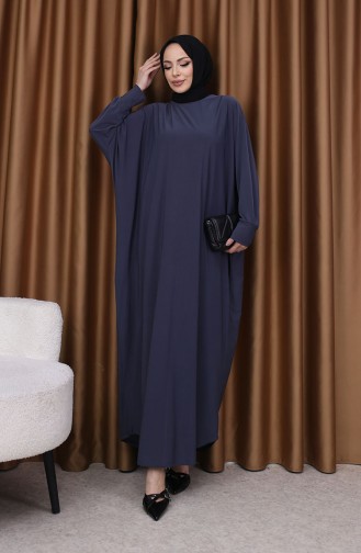 Hell-Senf Hijab Kleider 2000-27
