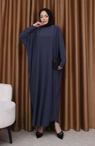 Casual Jurk Met Vleermuismouwen Donkergrijs 2000-27 2000-27