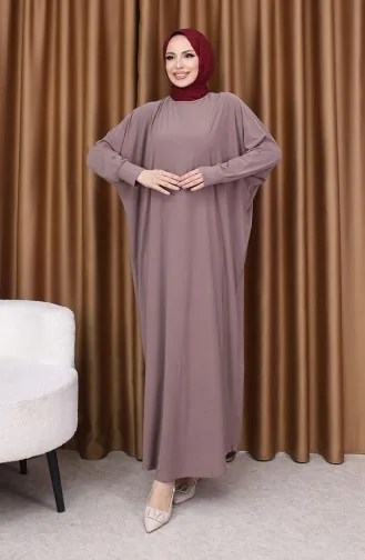 Casual Jurk Met Vleermuismouwen 2000-2028 Donkerbeige 2000-28