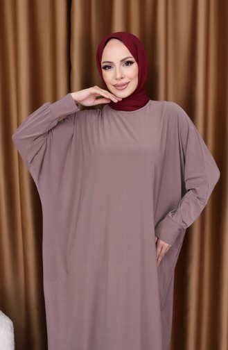 Robe Hijab Beige Foncé 2000-28