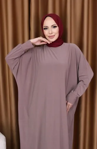 Casual Jurk Met Vleermuismouwen 2000-2028 Donkerbeige 2000-28