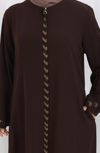 Abayas Couleur Brun 5053-08