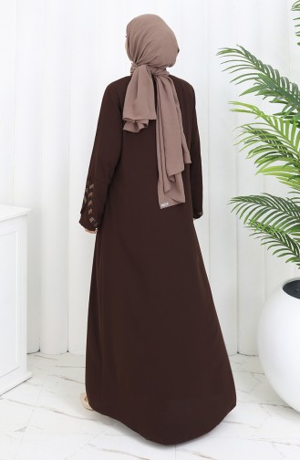Abayas Couleur Brun 5053-08