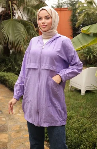 Manteau Zippé 71247-05 Lilas 71247-05