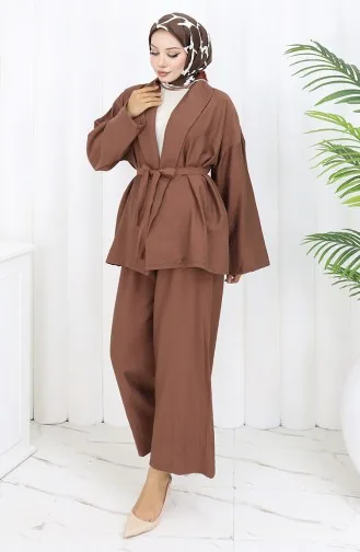 Kimonobroek Tweedelig Set 11322-05 Tegel 11322-05