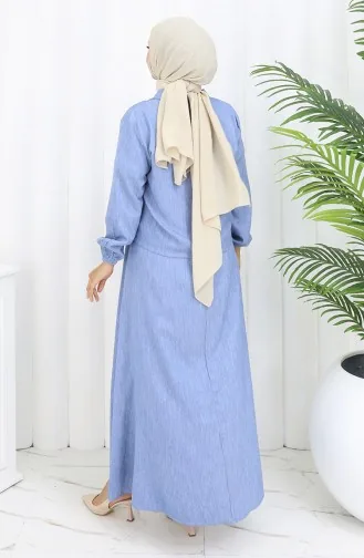 Gilet Veste Denim Costume Deux Pièces 0116-01 Indigo 0116-01