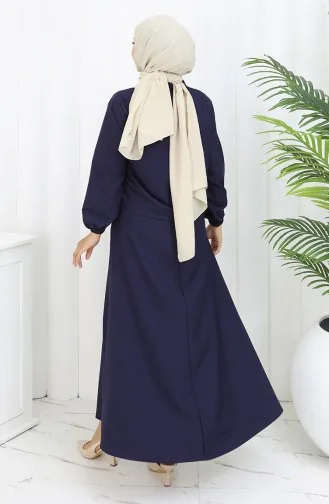 Gilet Veste Costume Deux Pièces 0117-02 Bleu Marine 0117-02