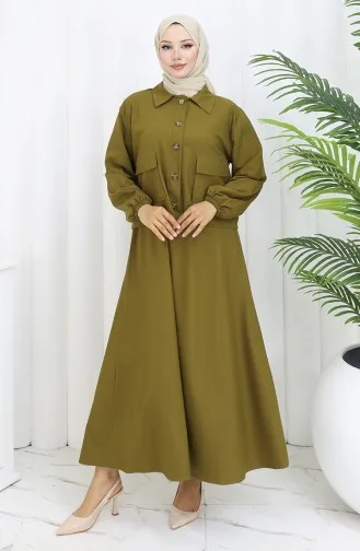 Vest Jacket Two Piece Suit 0117-05 Oil Green 0117-05