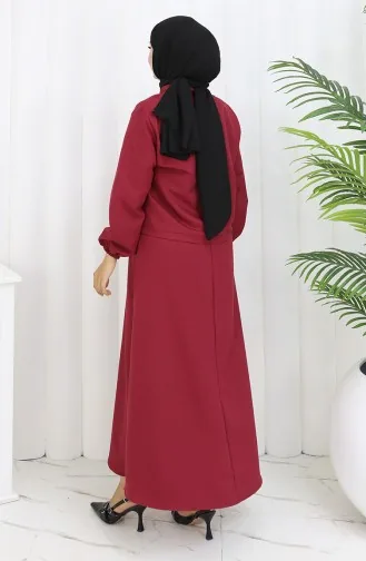 Gilet Veste Costume Deux Pièces 0117-06 Bordeaux 0117-06