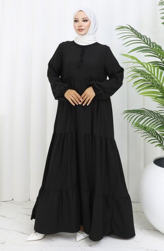 Robe Hijab Noir 4107-01