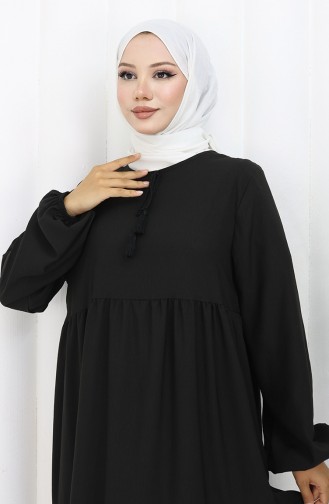 Robe Hijab Noir 4107-01