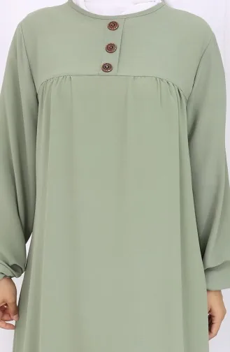 فستان روب 4109-03 أخضر لوزي 4109-03