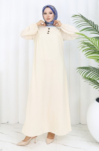 Robe Hijab Crème 4109-04