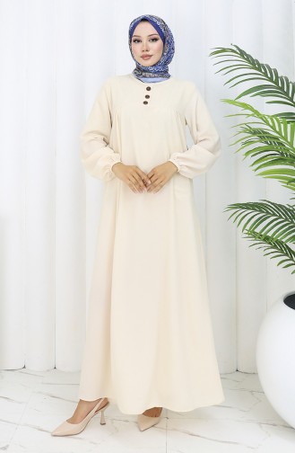 Robe Hijab Crème 4109-04