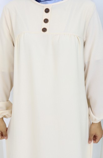 Robe Hijab Crème 4109-04