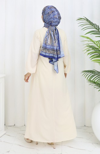 Robe Hijab Crème 4109-04